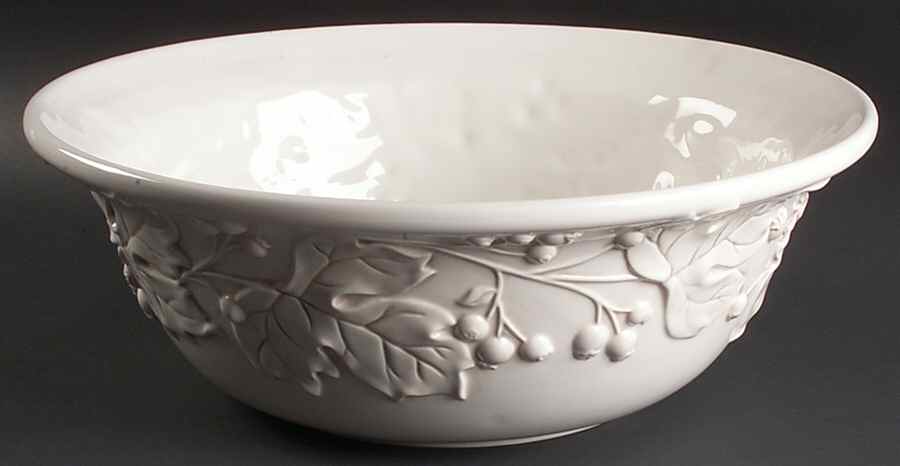 Grand Leaf II 15" Large Salad Serving Bowl by Gibson Designs-1