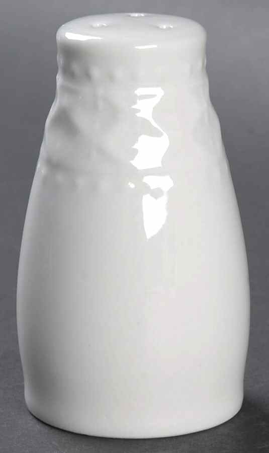 Royal Quilt White Salt Shaker by Gibson Designs-1