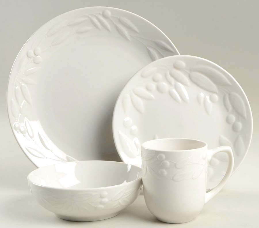 Olive Orchard 4 Piece Place Setting by Gibson Designs-1