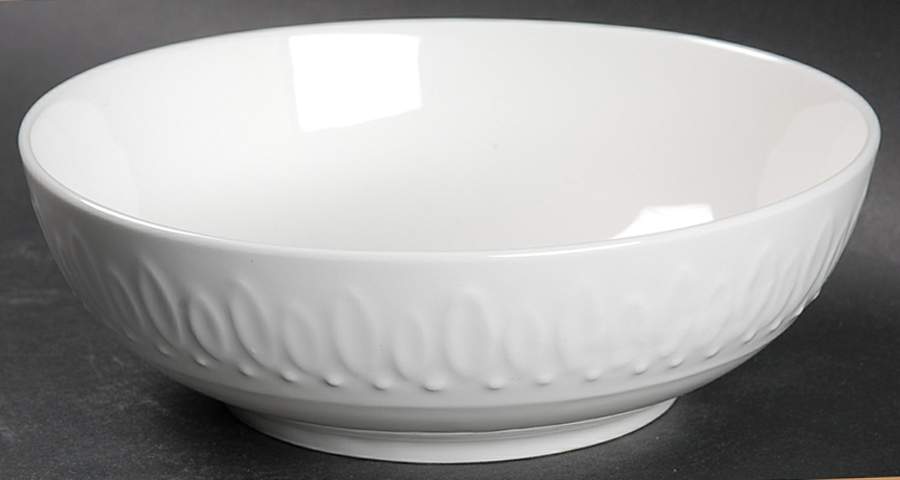 White Diamonds Soup/Cereal Bowl by Gibson Designs-1