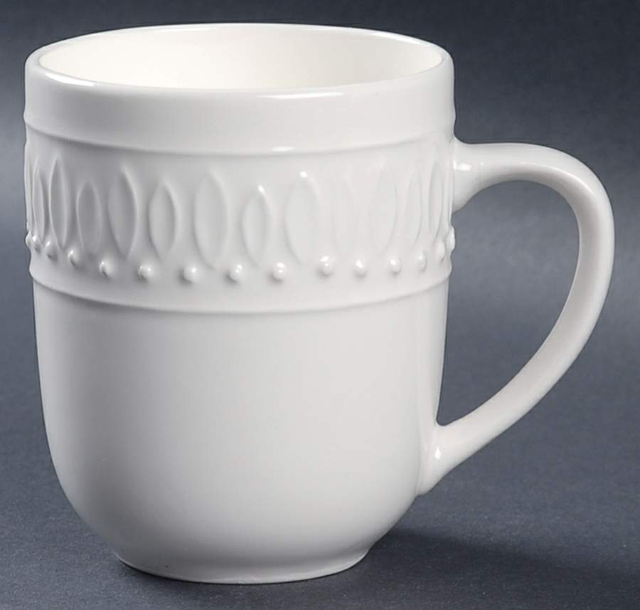 White Diamonds Mug by Gibson Designs-1