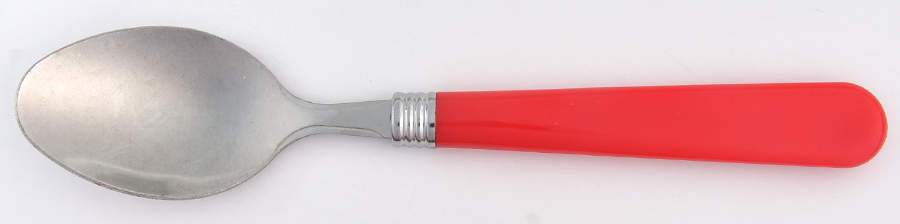 Sensations II Red Place/Oval Soup Spoon by Gibson Designs-1