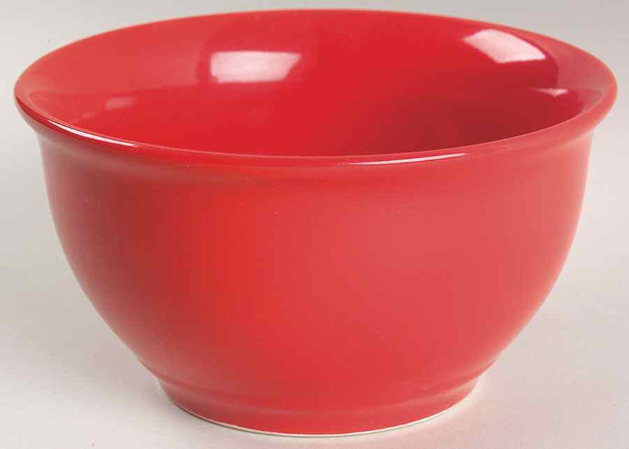 Sensations II Red 6" Nested Mixing Bowl by Gibson Designs-1
