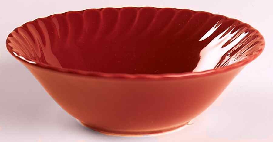 Sensations II Red 7" All Purpose Bowl by Gibson Designs-1