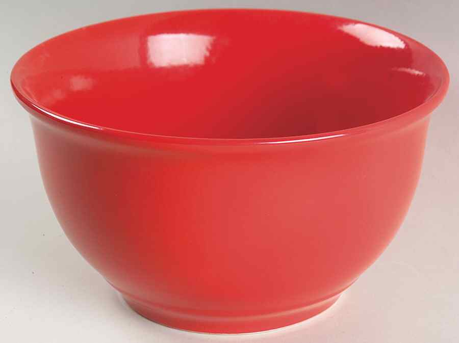 Sensations II Red 8" Nested Mixing Bowl by Gibson Designs-1