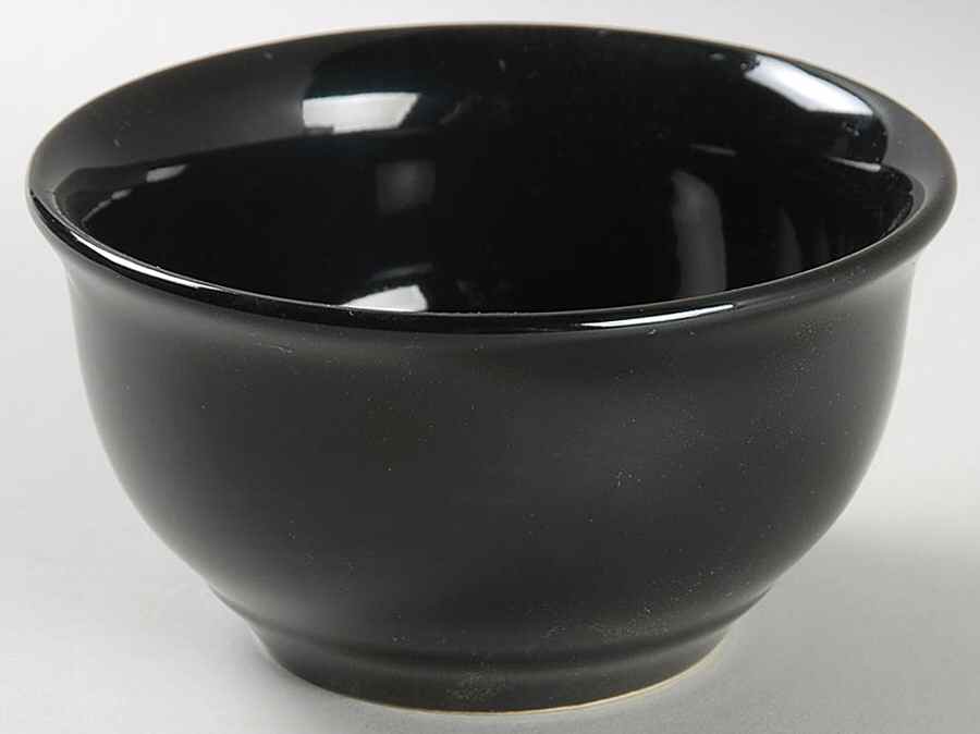 Sensations II Black 4" Chip & Dip Bowl by Gibson Designs-1