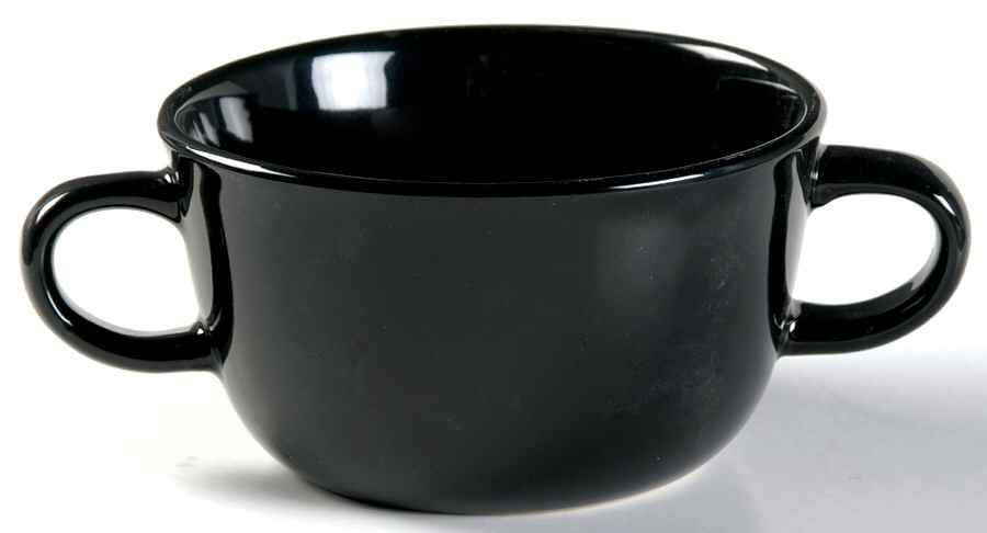 Sensations II Black Soup Mug by Gibson Designs-1