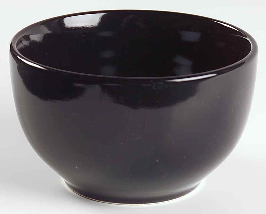 Sensations II Black Soup/Cereal Bowl by Gibson Designs-1
