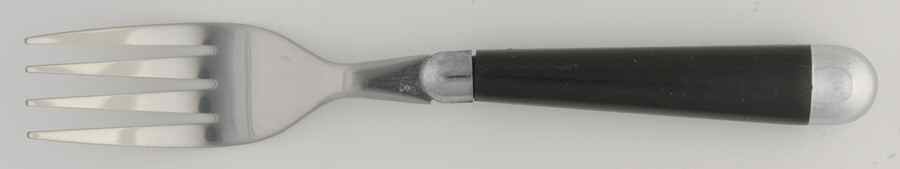 Sensations II Black Individual Salad Fork by Gibson Designs-1