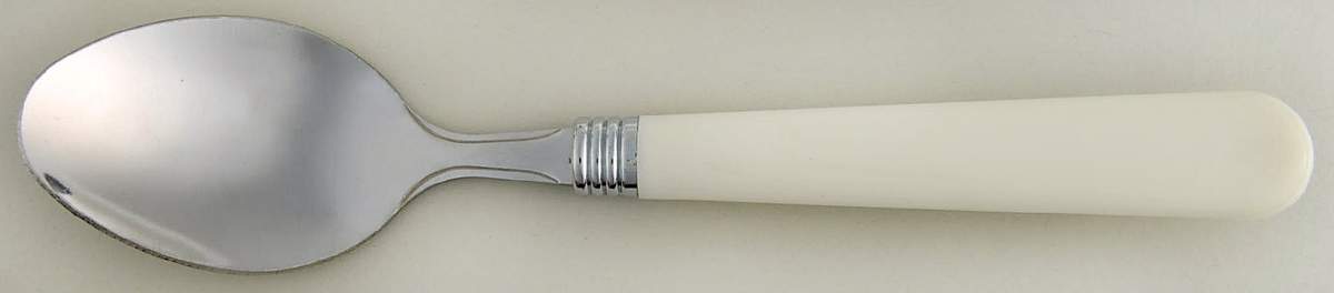 Sensations II White Place/Oval Soup Spoon by Gibson Designs-1