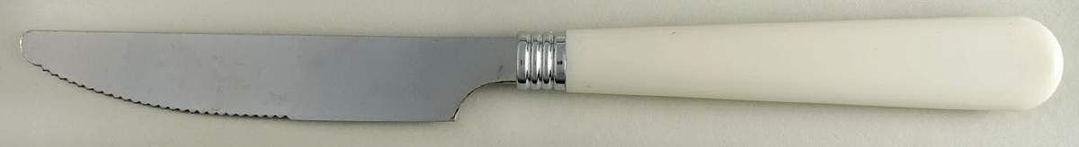 Sensations II White Small Dinner Knife by Gibson Designs-1