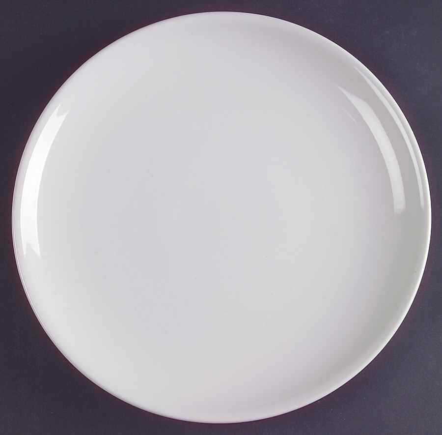 Sensations II White Dinner Plate by Gibson Designs-1