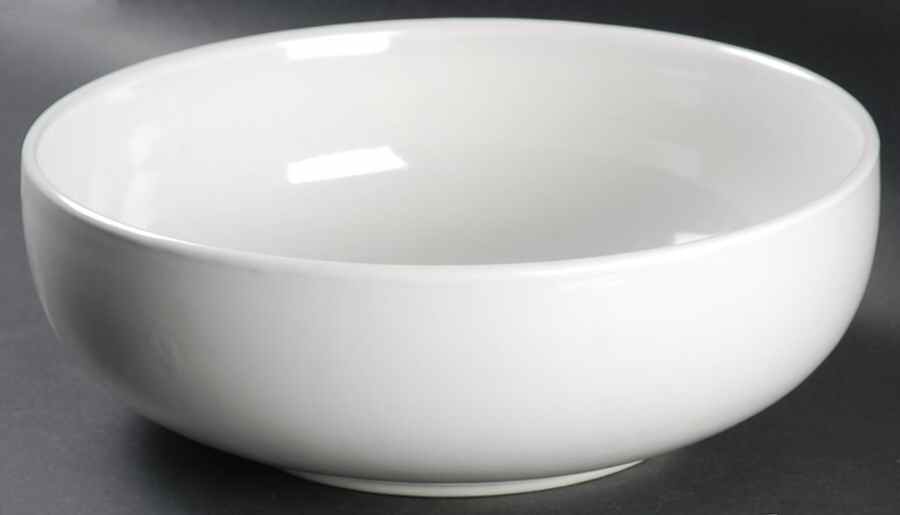 Sensations II White 10" Chip & Dip Bowl by Gibson Designs-1