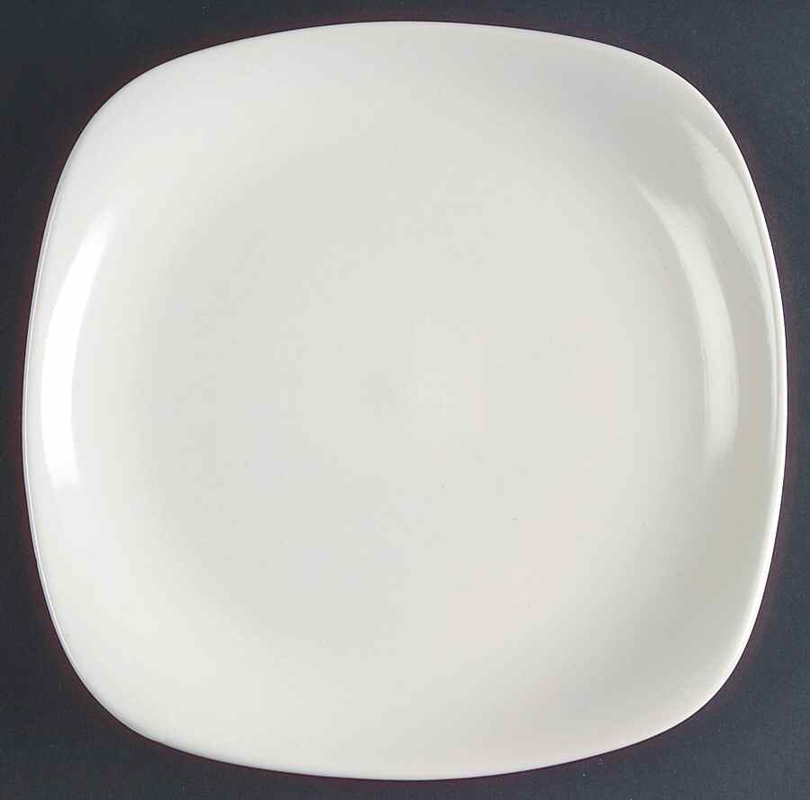 Sensations II White Square Salad Plate by Gibson Designs-1