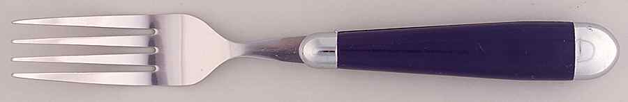Sensations II Cobalt Dinner Fork (7 1/2" or Larger) by Gibson Designs-1