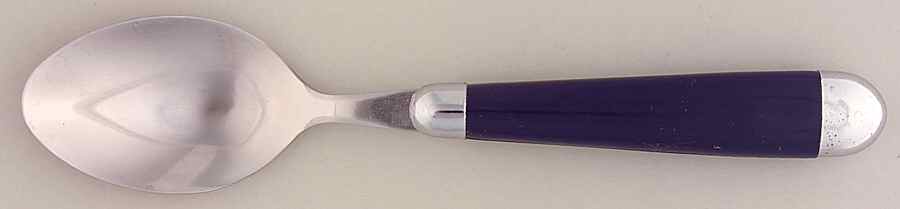 Sensations II Cobalt Place/Oval Soup Spoon by Gibson Designs-1