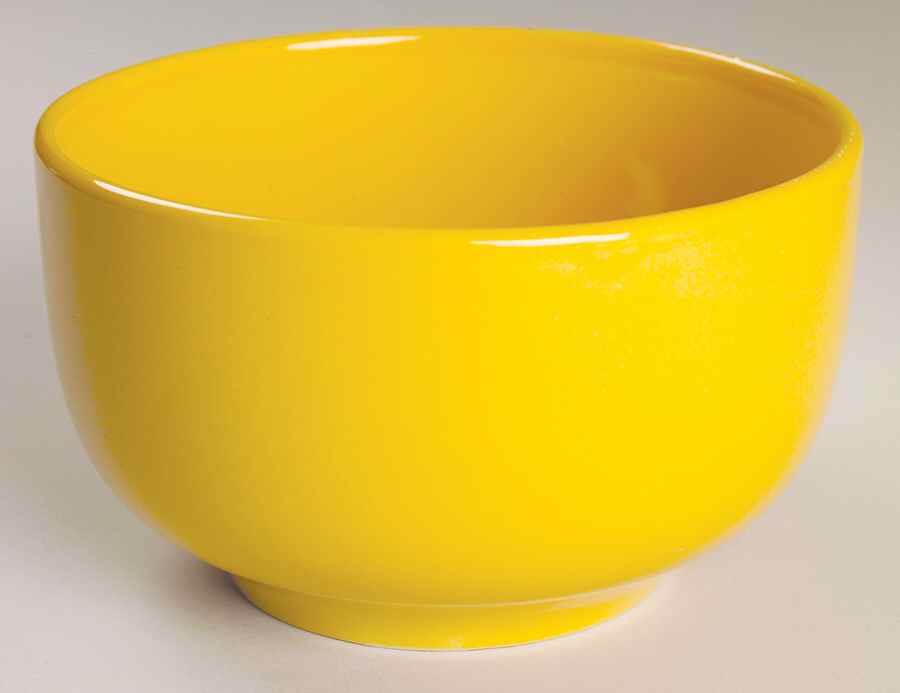 Sensations II Yellow Soup/Cereal Bowl by Gibson Designs-1