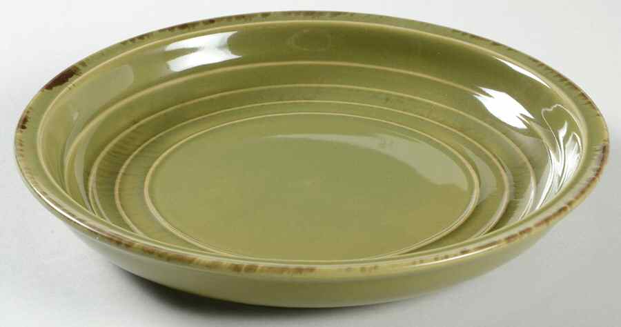 Basic Living V Olive Salad Plate by Gibson Designs-1