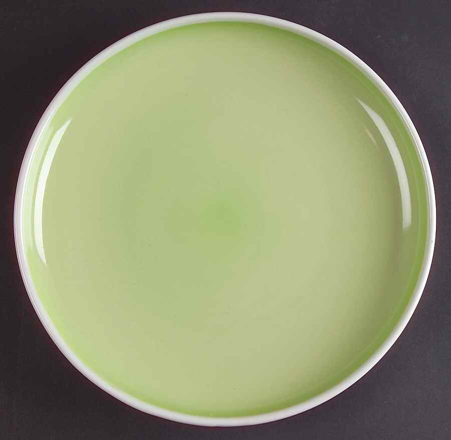 Color Oasis Green Dinner Plate by Gibson Designs-1