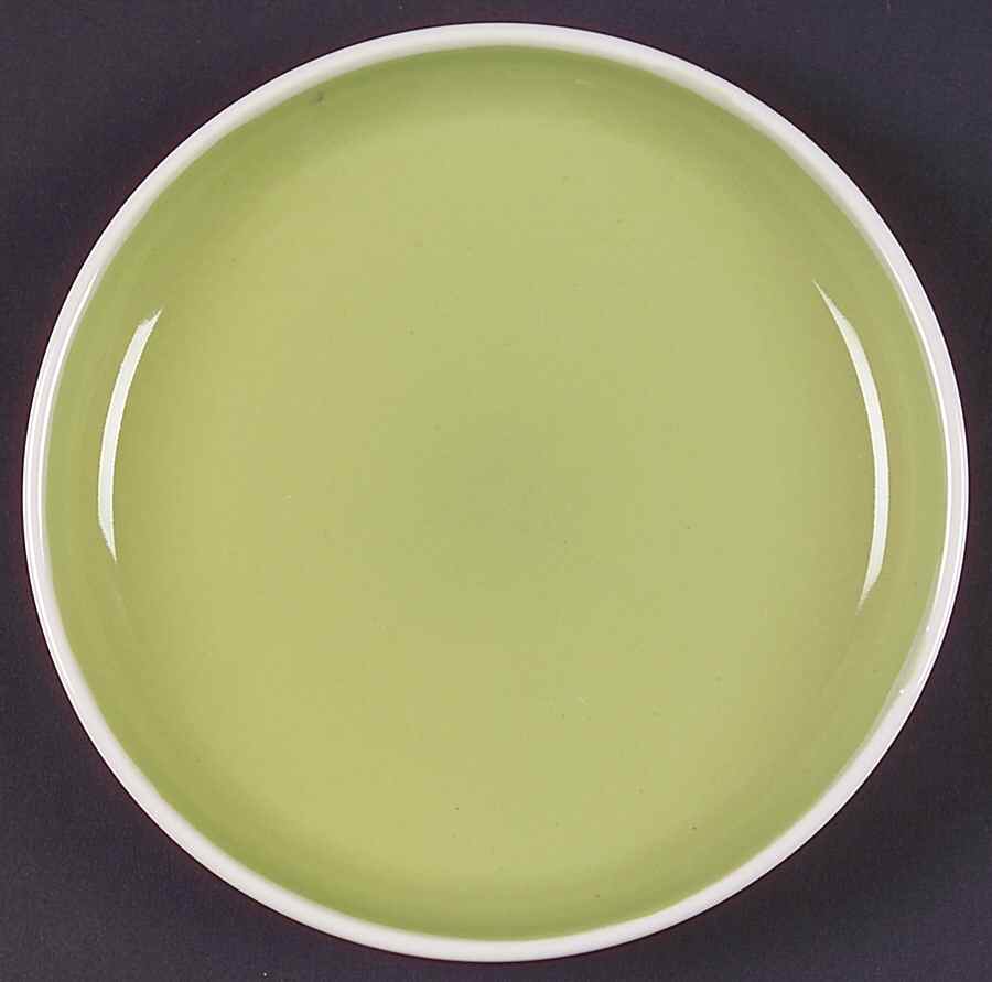 Color Oasis Green Salad Plate by Gibson Designs-1
