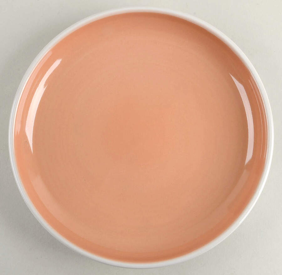 Color Oasis Orange Salad Plate by Gibson Designs-1