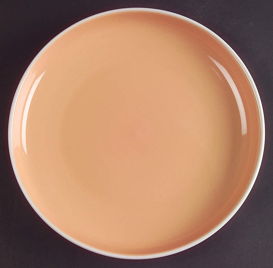 Color Oasis Orange Dinner Plate by Gibson Designs-1