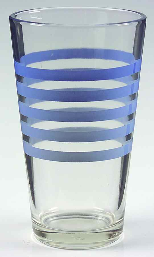 Color Oasis Perwinkle Glassware Tall Tumbler by Gibson Designs-1