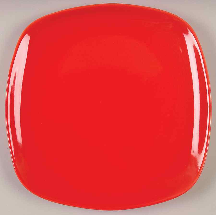 Escapade Red Dinner Plate by Gibson Designs-1