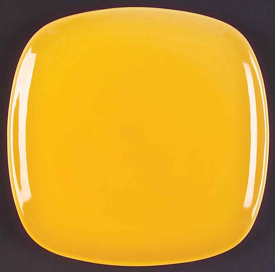 Escapade Yellow Dinner Plate by Gibson Designs-1
