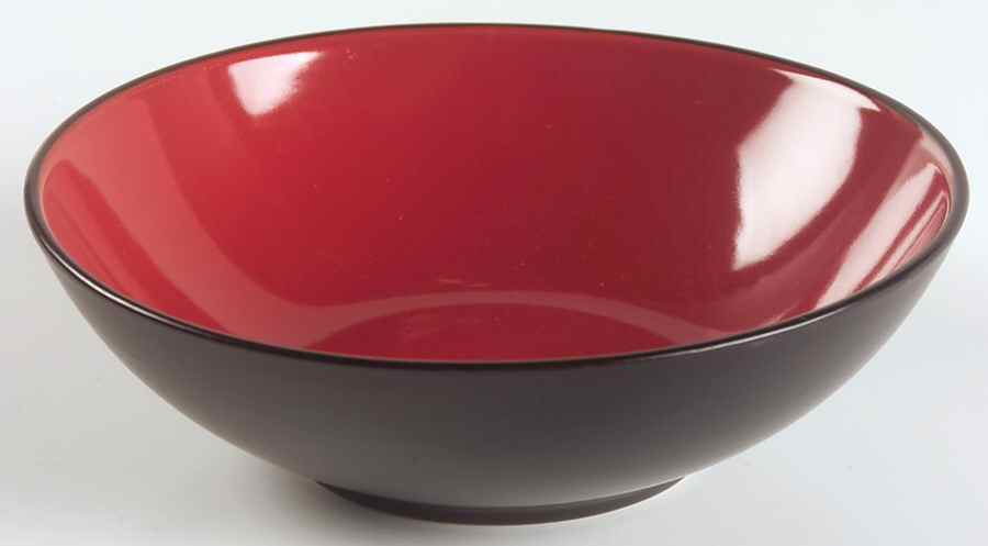 Centra Red Soup/Cereal Bowl by Gibson Designs-1