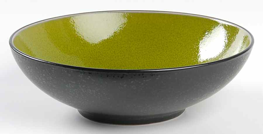 Radiant Apple Green Soup/Cereal Bowl by Gibson Designs-1