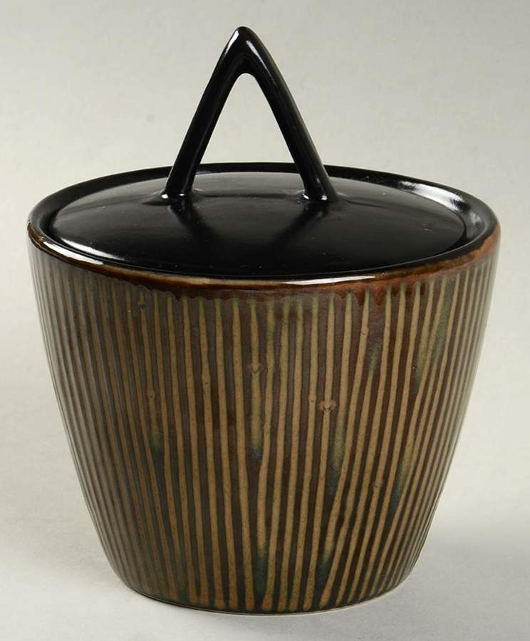 South Seas Brown Sugar Bowl & Lid by Gibson Designs-1