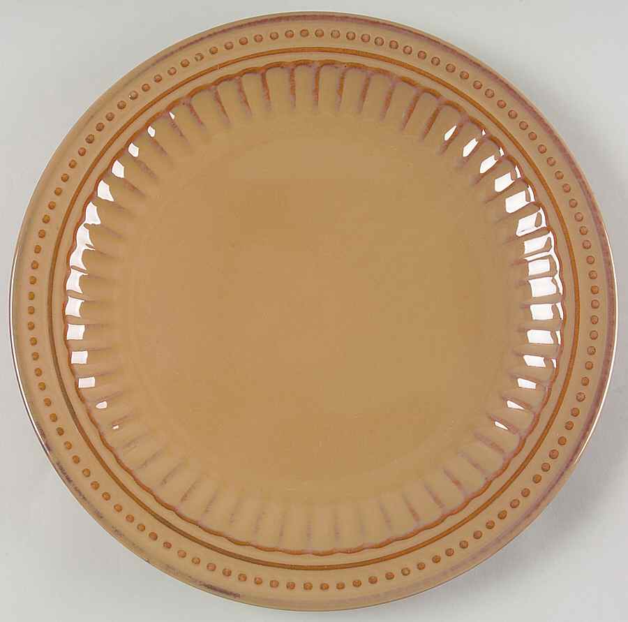Regent Park Brown Dinner Plate by Gibson Designs-1