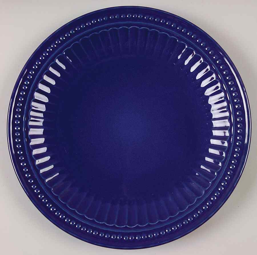 Regent Park Blue Dinner Plate by Gibson Designs-1