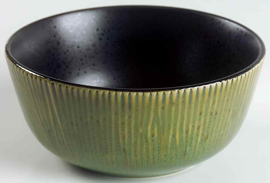 South Seas Green Soup/Cereal Bowl by Gibson Designs-1