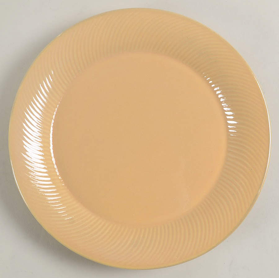 Transend Mustard Salad Plate by Gibson Designs-1