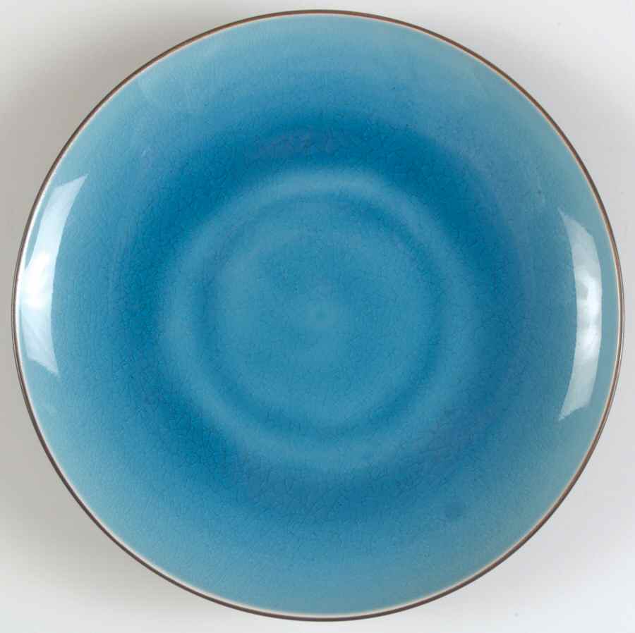 Luminaire Turquoise Salad Plate by Gibson Designs-1