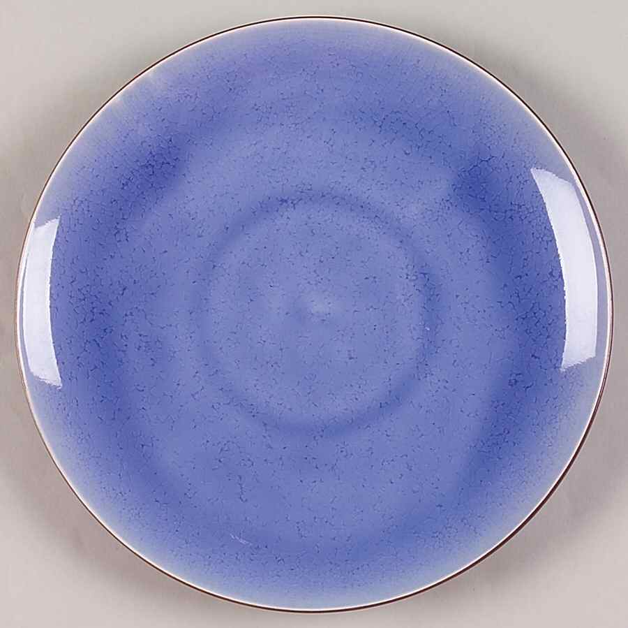 Luminaire Blue Salad Plate by Gibson Designs-1