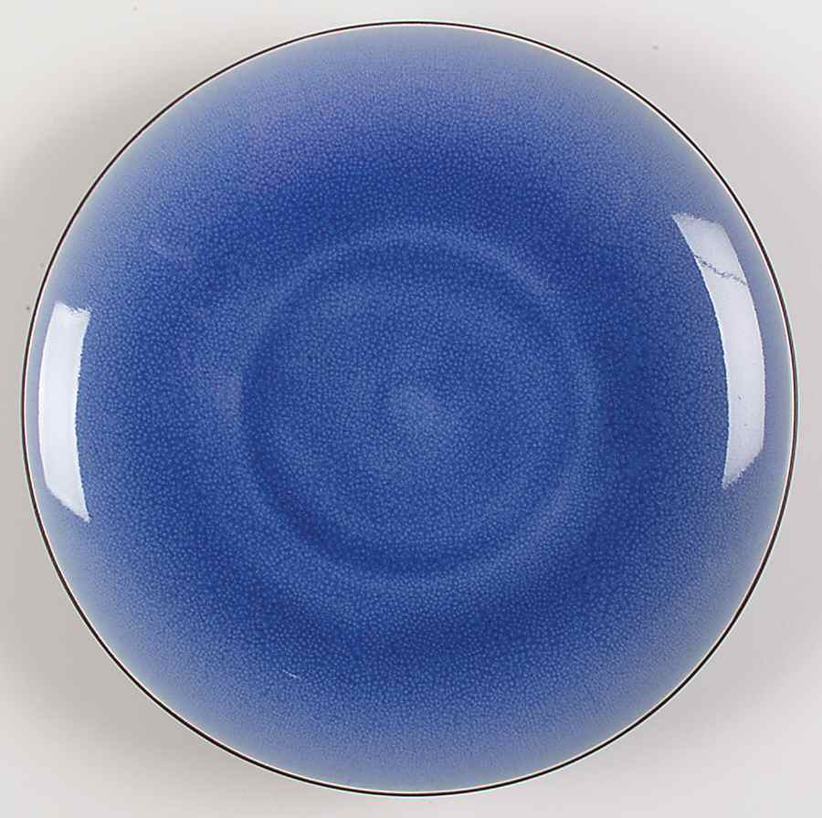 Luminaire Blue Dinner Plate by Gibson Designs-1