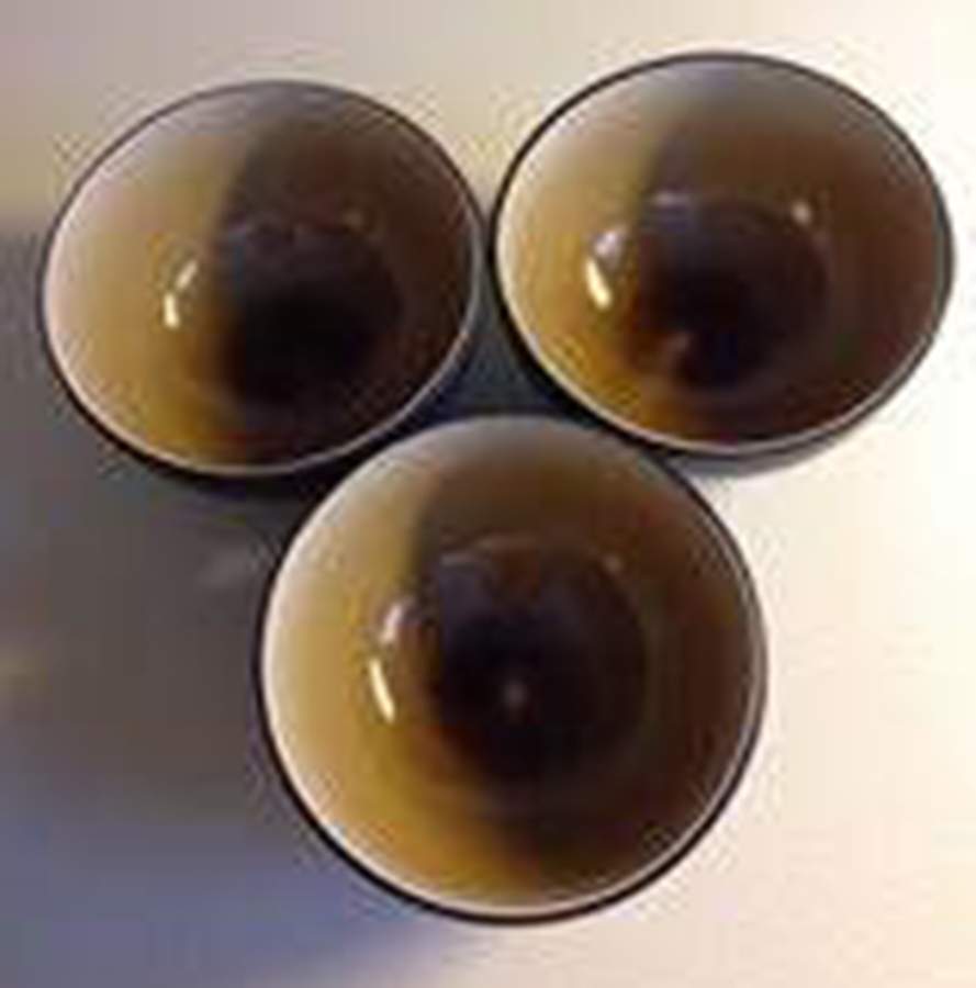 Luminaire Honey (Brown) Fruit/Dessert (Sauce) Bowl by Gibson Designs-1