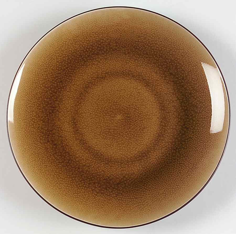 Luminaire Honey (Brown) Salad Plate by Gibson Designs-1