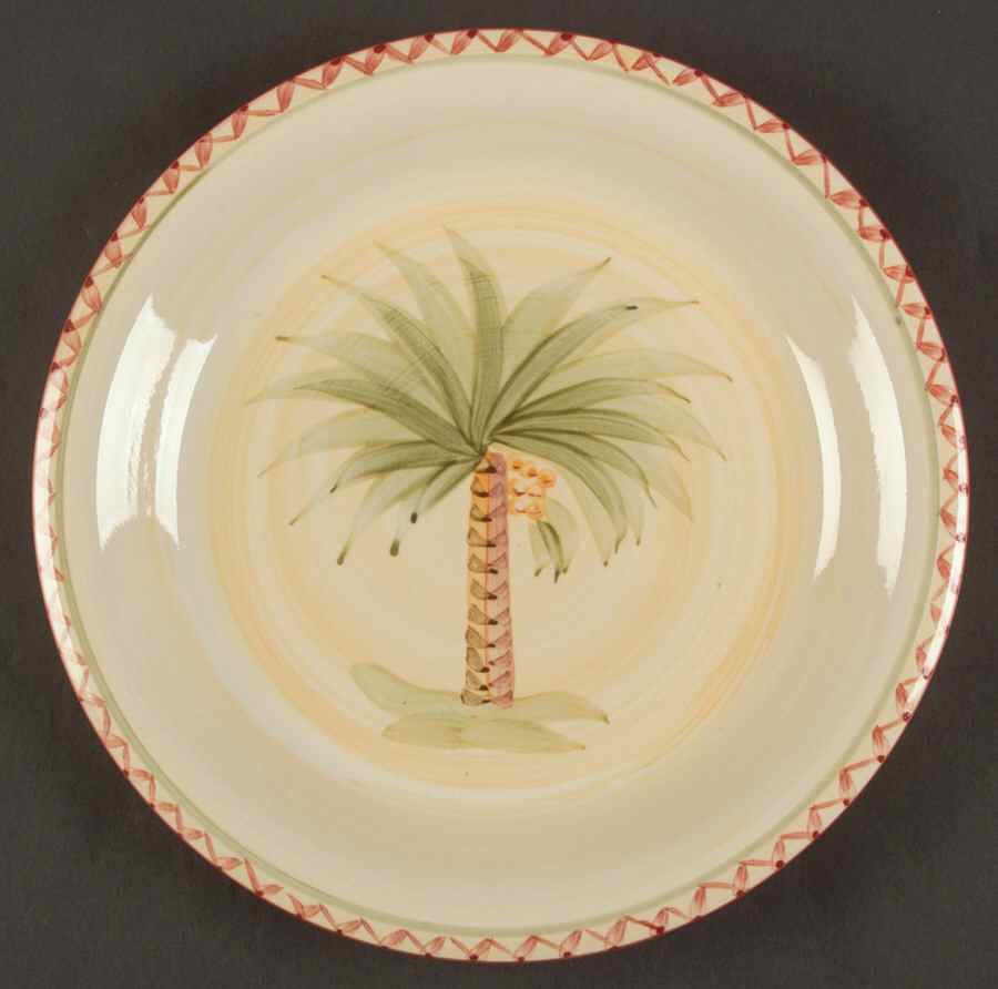 Oasis Palm Dinner Plate by Gibson Designs-1