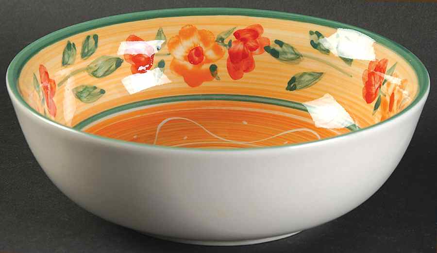 Floral Terrace Soup/Cereal Bowl by Gibson Designs-1