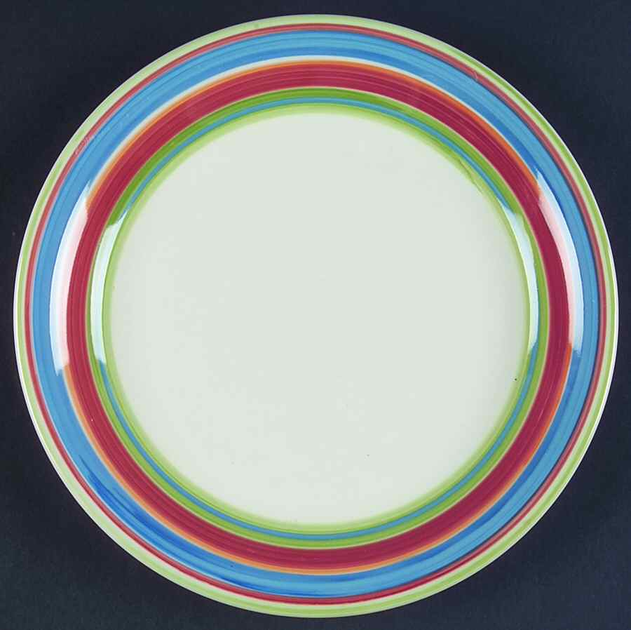 Color Jazz Dinner Plate by Gibson Designs-1