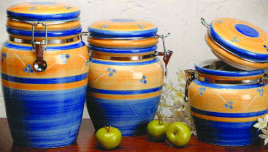 Siesta Large Canister & Lid by Gibson Designs-1