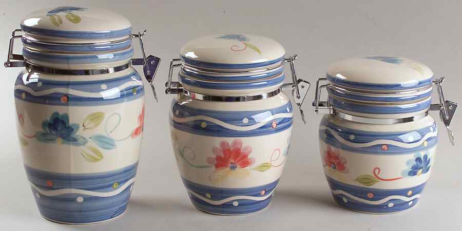 Garden Gate (3 Piece) Canister Set (Box Set) by Gibson Designs-1