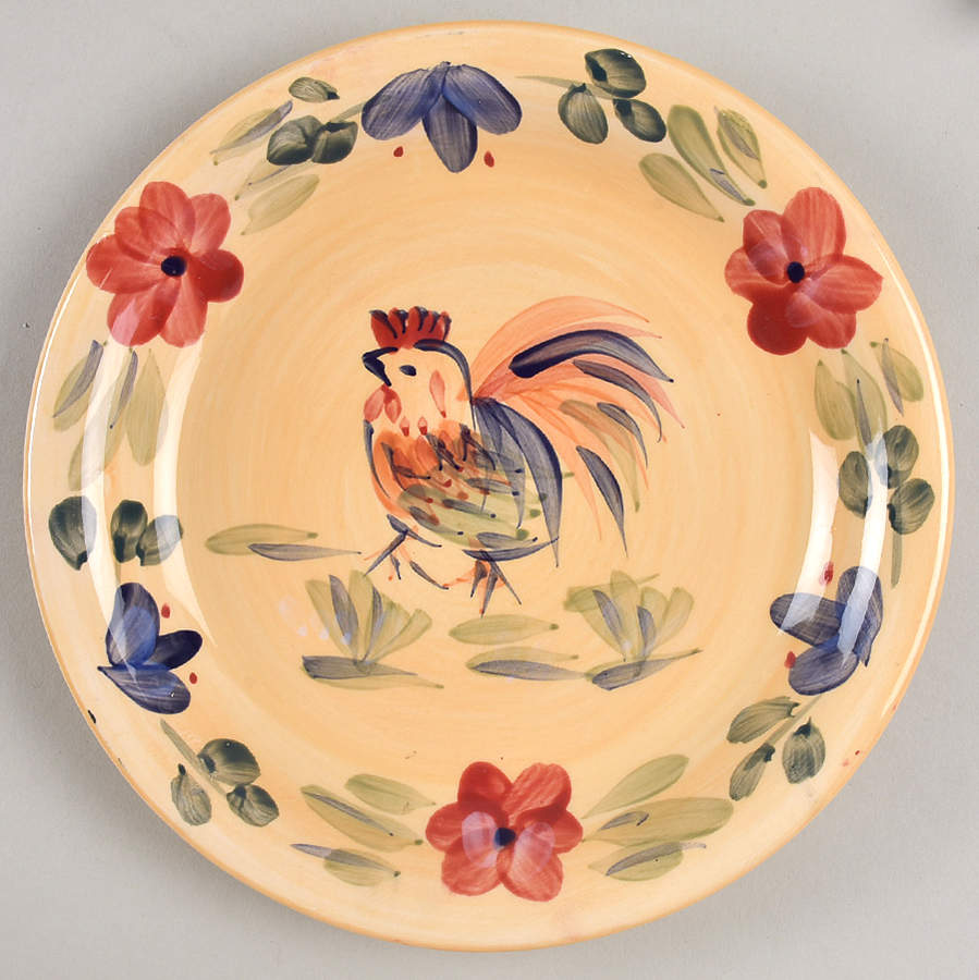 Good Morning-Tan (Handpainted) Salad Plate by Gibson Designs-1