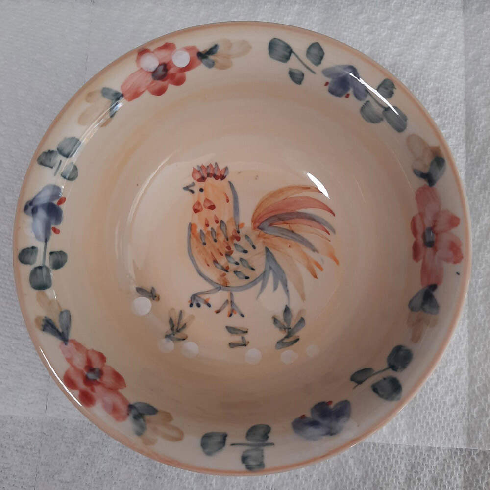 Good Morning-Tan (Handpainted) Fruit/Dessert (Sauce) Bowl by Gibson Designs-1