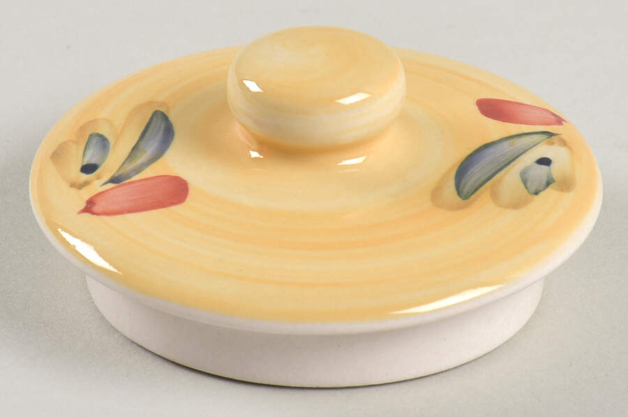 Good Morning-Tan (Handpainted) Lid for Sugar Bowl by Gibson Designs-1