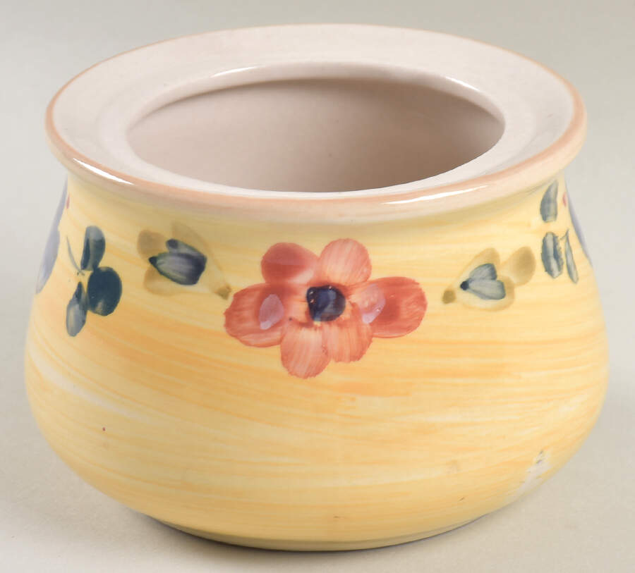 Good Morning-Tan (Handpainted) Sugar Bowl No Lid by Gibson Designs-1